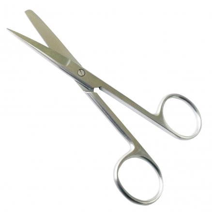 Ножиці з одним гострим кінцем по Standard, операційні, прямі. Довжина 11,5 см